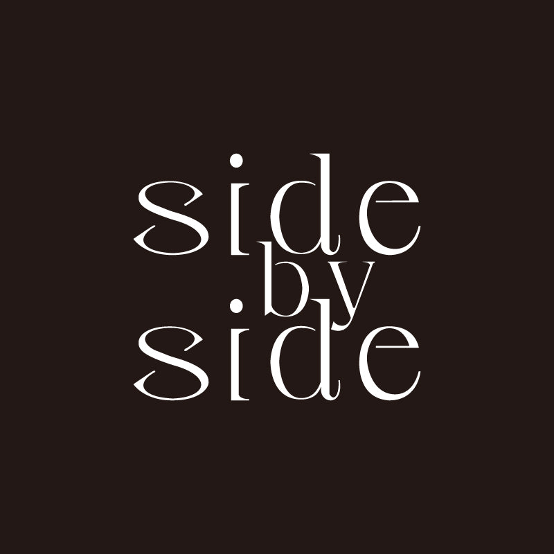 side by sideTシャツ