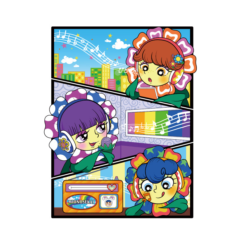 MIOCHINのラジオノセカイTシャツ(オーバーサイズ)