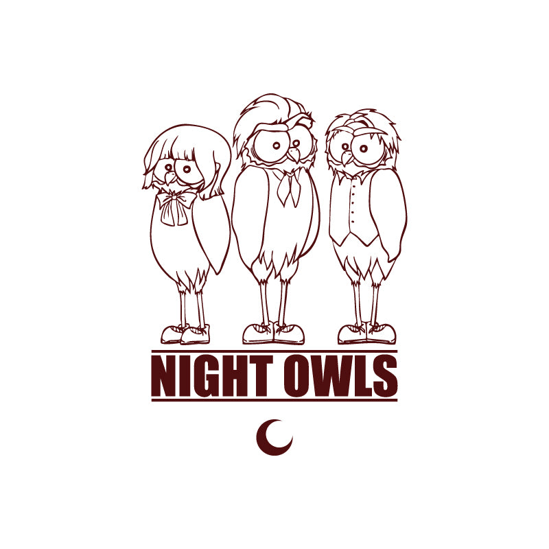 KEN LLOYDの"Night Owls"Tシャツ(オーバーサイズ)