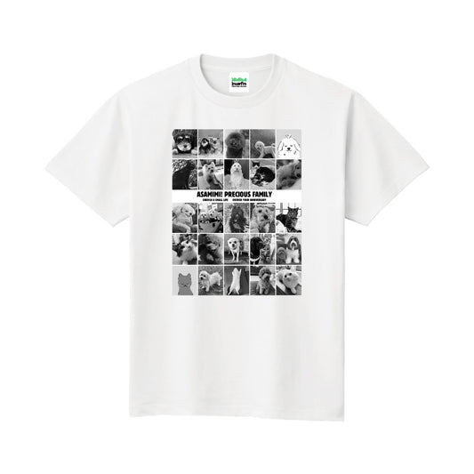 朝みみ！Precious Family Tシャツ ホワイト