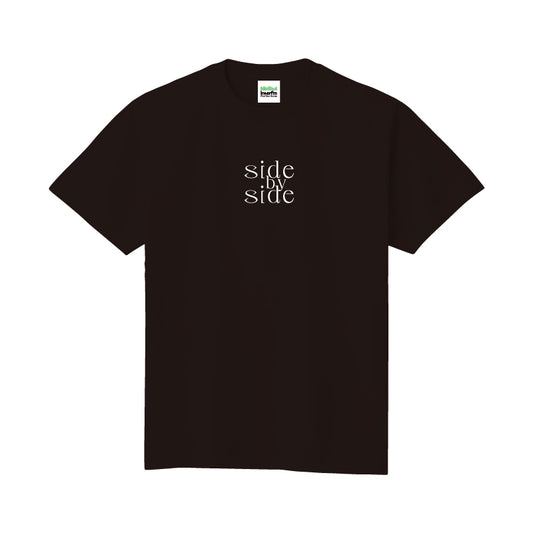 side by sideTシャツ