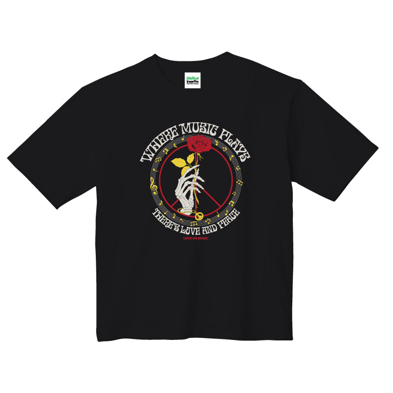 Love On Music Tシャツ（オーバーサイズ）