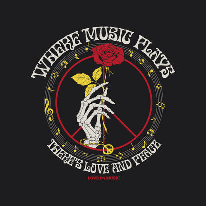 Love On Music Tシャツ（オーバーサイズ）